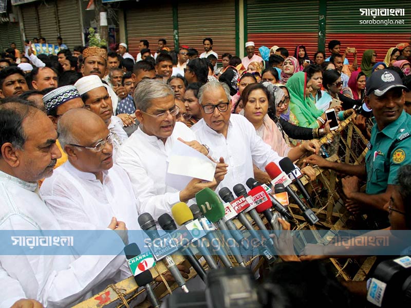 খালেদা জিয়ার সাক্ষাৎ, জেলগেটে বিএনপি নেতারা