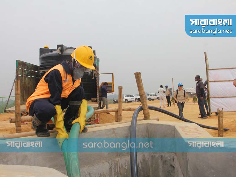 রোহিঙ্গা ক্যাম্প, পয়োবর্জ্য ব্যবস্থাপনা প্ল্যান্ট