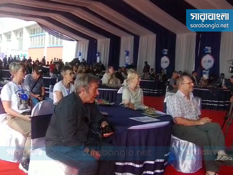 ৩২ বিদেশি পর্যটক নিয়ে ভারতের ‘গঙ্গা বিলাস’ মোংলায়