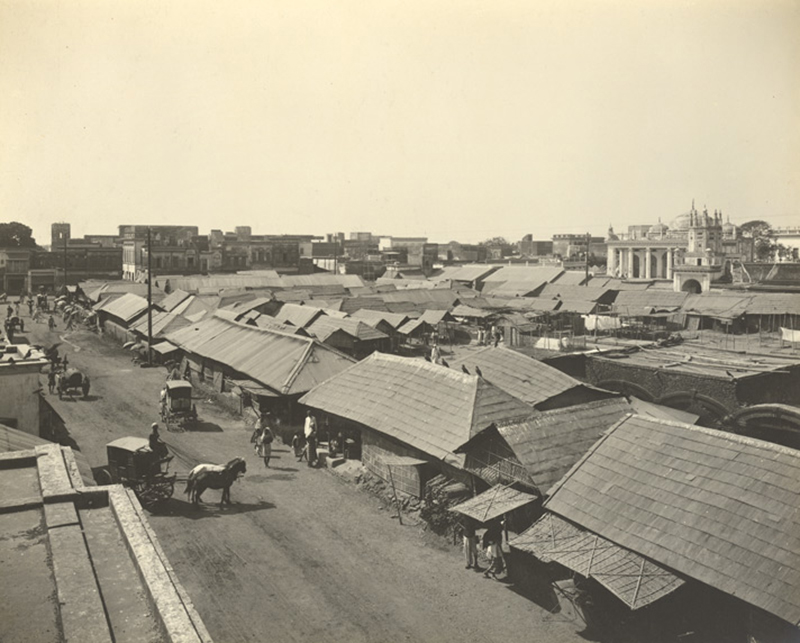 ঢাকার চকবাজার, ১৯০৪। ছবি: ফ্রিৎজ ক্যাপ