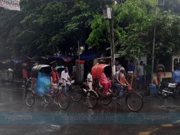 রাজধানীতে নেমে এলো স্বস্তির বৃষ্টি
