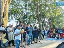 রাবিতে কবিতা-গানে প্রতিবাদ কোটাবিরোধীদের, রেললাইন অবরোধের ঘোষণা