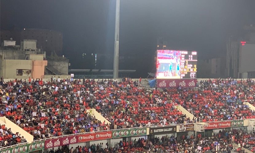 মিরপুর যেন লাল সমুদ্র