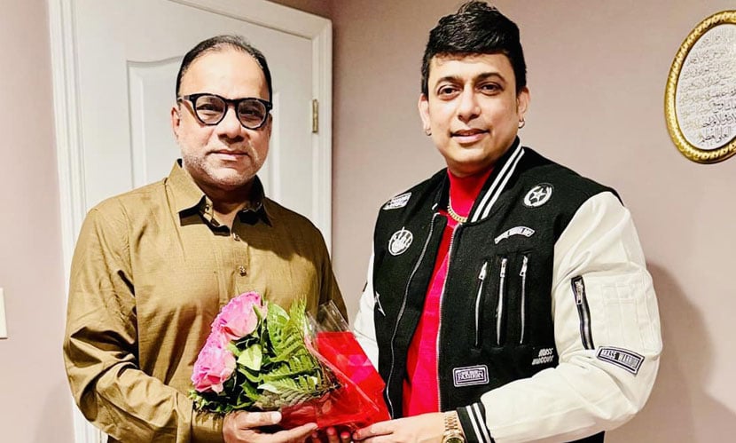 মিশা-জায়েদের দেখা হলো যুক্তরাষ্ট্রে