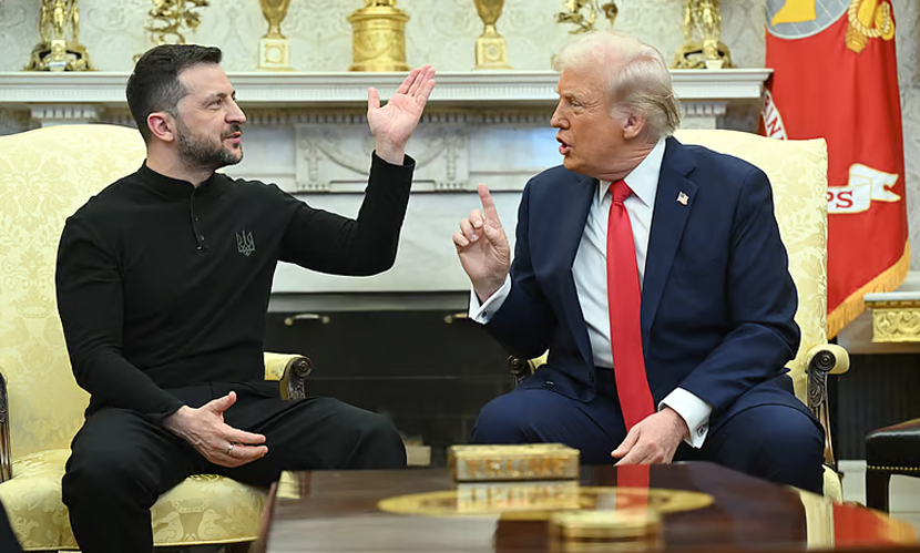 ডোনাল্ড ট্রাম্প ও ভলোদিমির জেলেনস্কি