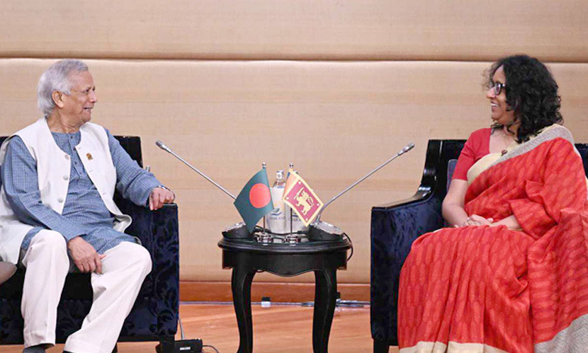 পাচার হওয়া অর্থ ফেরাতে শ্রীলঙ্কার সহযোগিতা চাইলেন প্রধান উপদেষ্টা