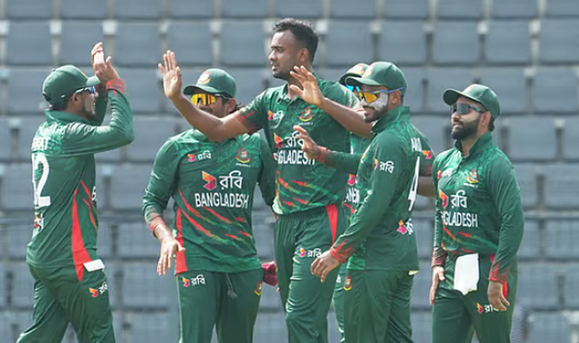 খালেদ-শরিফুলের বোলিং দাপটে বাংলাদেশের বিশাল জয় খালেদ-শরিফুলের বোলিং দাপটে বাংলাদেশের বিশাল জয়