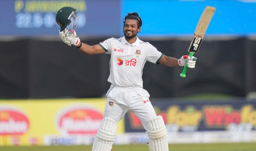 শান্তর সেঞ্চুরি মুশফিক অপেক্ষায়, গলে বাংলাদেশের দাপট