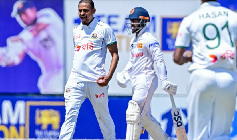 ১০০ রানে মধ্যাহ্ন বিরতিতে শ্রীলংকা