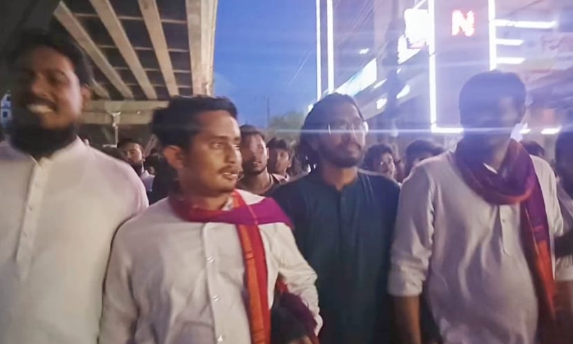 বহদ্দারহাট থেকে বিপ্লব উদ্যান লোকে লোকারণ্য। ছবি: সংগৃহীত