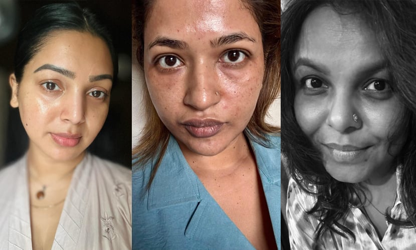 তারকাদের নতুন সাহসের নাম ‘নো মেকআপ লুক’