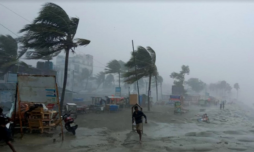 ১০ অঞ্চলে ৬০ কিমি বেগে ঝড়ের পূর্বাভাস