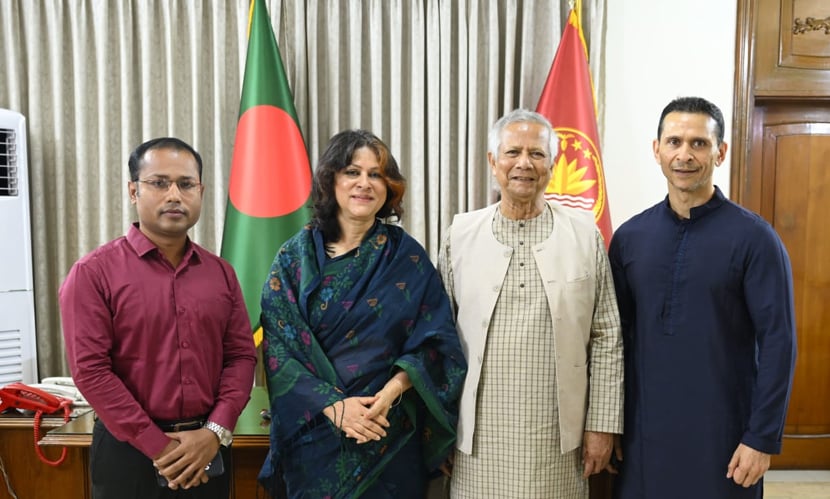 প্রধান উপদেষ্টার সঙ্গে তাজউদ্দিন পরিবারের সৌজন্য সাক্ষাৎ