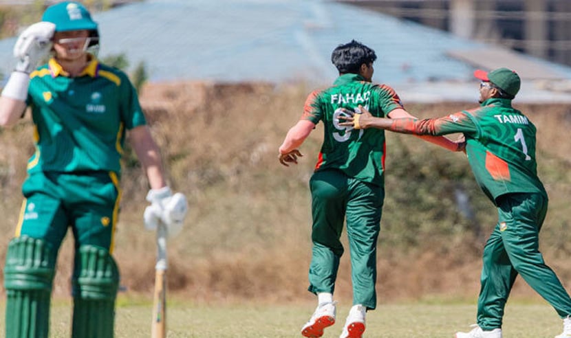 দক্ষিণ আফ্রিকাকে চেপে ধরলেও হারাতে পারেনি বাংলাদেশ
