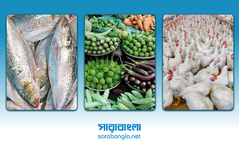 ঈদের পর রাজধানীর কাঁচাবাজারে স্বস্তি, কমেছে মাছ ও মুরগির দাম