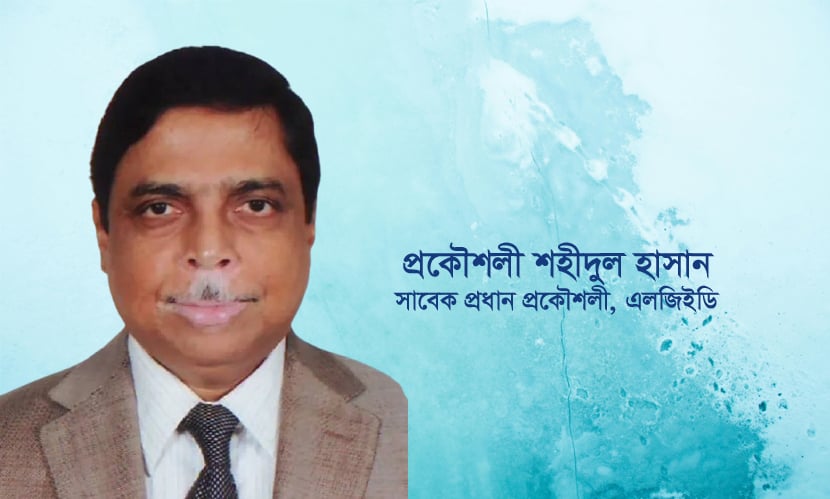 প্রকৌশলী শহীদুল হাসান, সাবেক প্রধান প্রকৌশলী, এলজিইডি। ছবি কোলাজ: সারাবাংলা