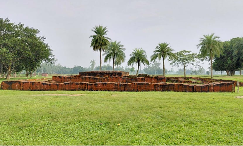 ৭০০ বৌদ্ধ ভিক্ষুর শিক্ষা কেন্দ্র অষ্টম শতকের ‘ভাসুবিহার’। ছবি: সারাবাংলা