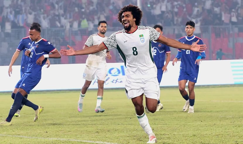 হামজা জাদুতেও জিততে পারল না বাংলাদেশ হামজা জাদুতেও জিততে পারল না বাংলাদেশ