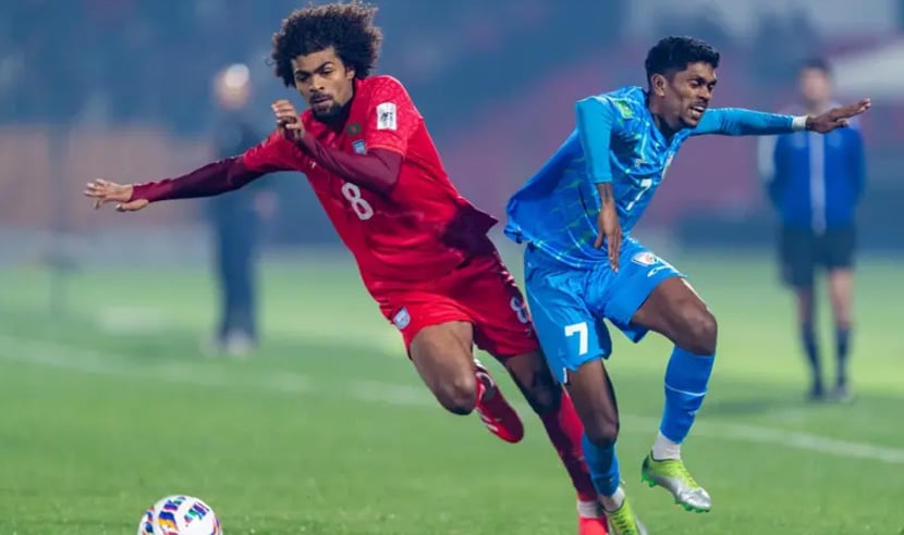 বাংলাদেশে এসে সন্তুষ্টির কথা জানাচ্ছেন ভারতীয় ফুটবলাররা বাংলাদেশে এসে সন্তুষ্টির কথা জানাচ্ছেন ভারতীয় ফুটবলাররা