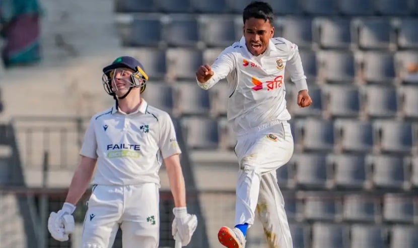 একশর আগেই আয়ারল্যান্ডের ৫ উইকেট নেই, ৩ দিনেই জয় দেখছে বাংলাদেশ একশর আগেই আয়ারল্যান্ডের ৫ উইকেট নেই, ৩ দিনেই জয় দেখছে বাংলাদেশ
