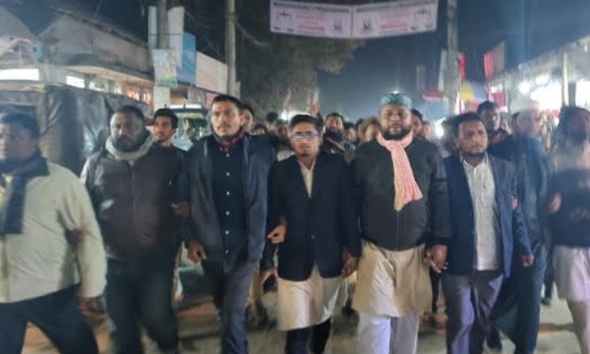 হাদির ওপর হামলা, সুন্দরগঞ্জে একাধিক সংগঠনের বিক্ষোভ