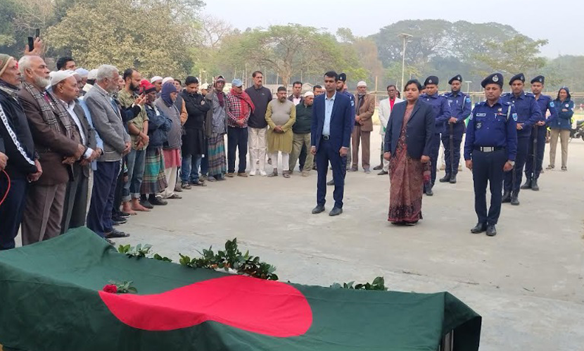 রাজবাড়ীর বীর মুক্তিযোদ্ধা বতু’র রাষ্ট্রীয় মর্যাদায় দাফন