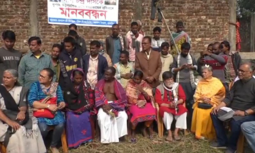 দিপু দাসের বাড়িতে ১৭টি মানবাধিকার প্রতিষ্ঠানের নেতারা