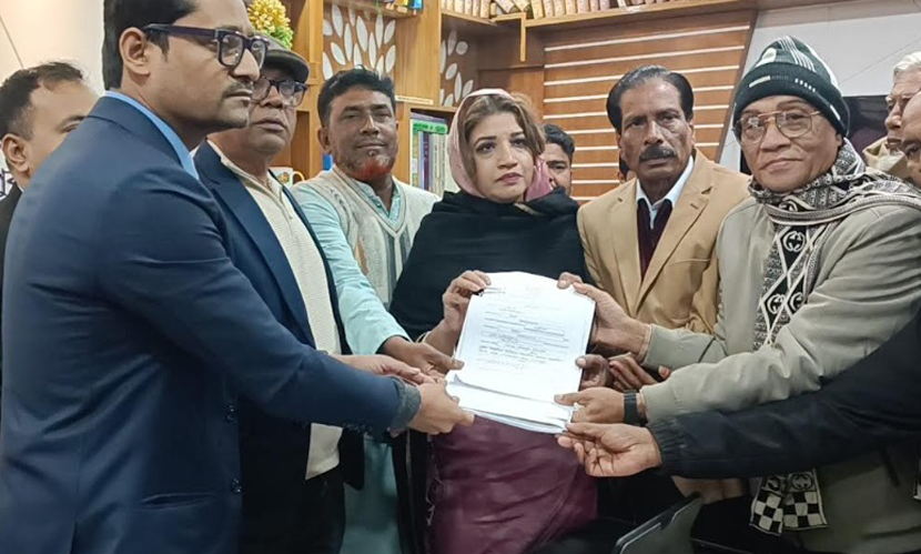 মনোনয়নপত্র জমা দিলেন বিএনপির শামা ওবায়েদ ও শহিদুল ইসলাম বাবুল