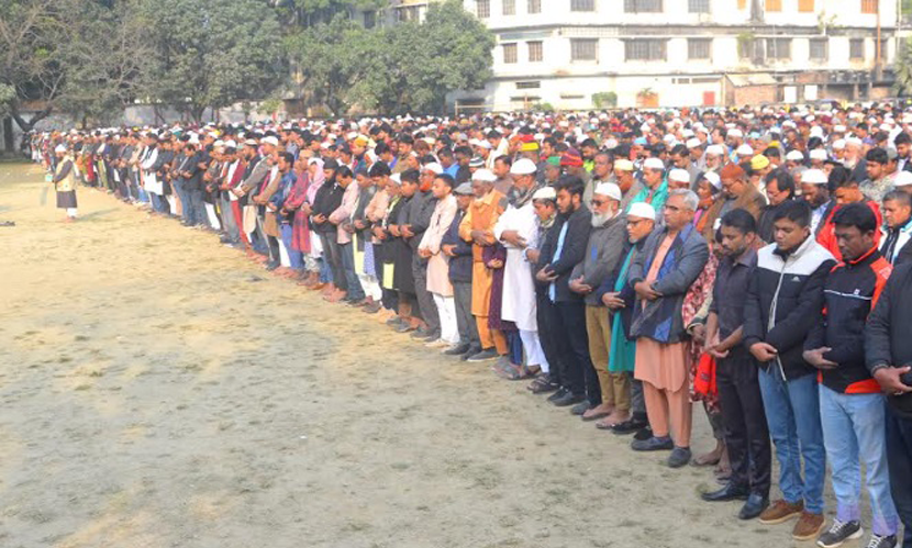 বগুড়ায় খালেদা জিয়ার গায়েবানা জানাজা, সব ব্যবসা প্রতিষ্ঠান বন্ধ