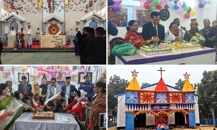 নানা আয়োজনে সারাদেশে বড়দিন উদযাপিত