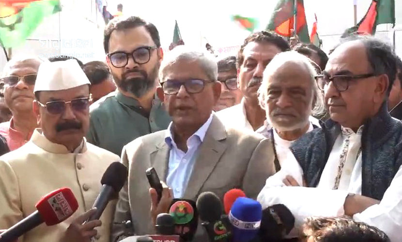 স্বাধীনতাবিরোধীরা আবার মাথাচাড়া দিয়ে উঠতে চায়: মির্জা ফখরুল