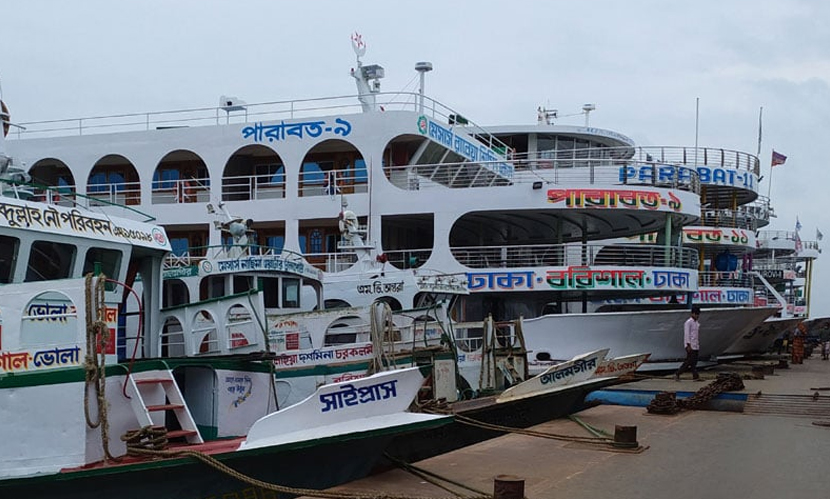 সারাদেশে লঞ্চ চলাচল বন্ধ ঘোষণা