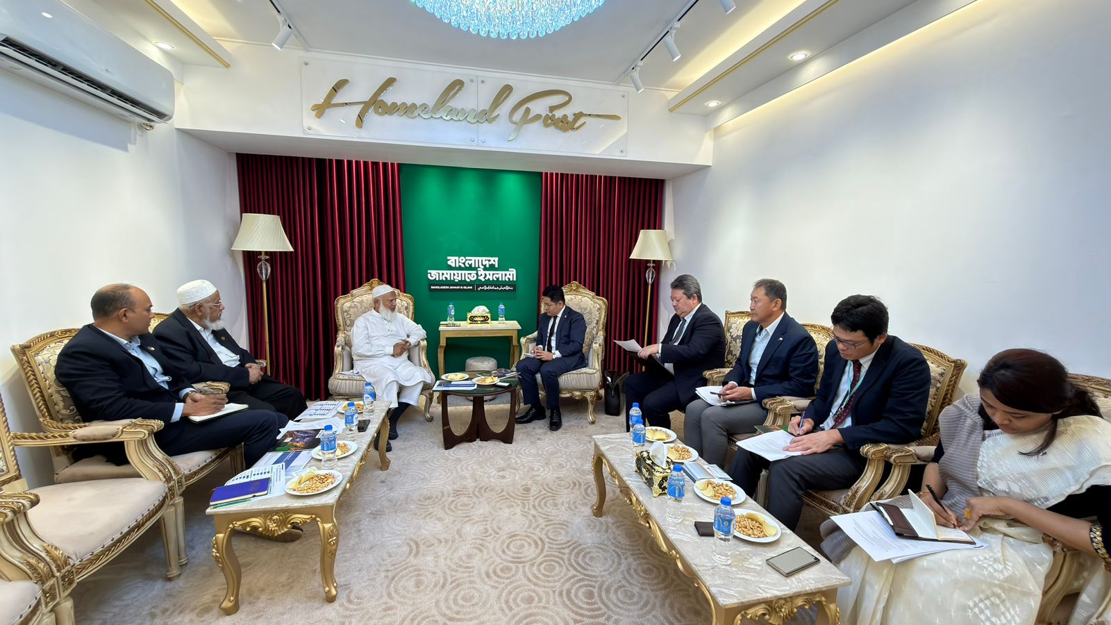 জামায়াত আমিরের সঙ্গে জাপানের ব্যবসায়ীদের বৈঠক