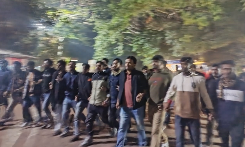 ওসমান হাদির ওপর হামলার প্রতিবাদে গোবিপ্রবি ছাত্রদলের বিক্ষোভ