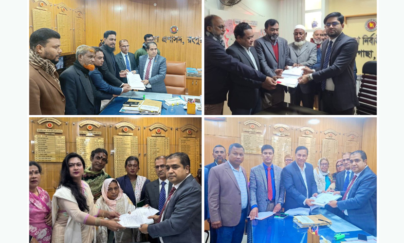 রংপুরে ৬টি আসনে অর্ধশত প্রার্থীর মনোনয়নপত্র দাখিল