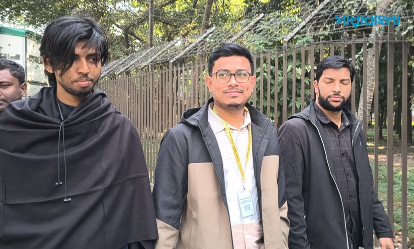 আন্তর্জাতিক অপরাধ ট্রাইব্যুনালে হাজির হলেন ডাকসু ভিপি সাদিক কায়েম