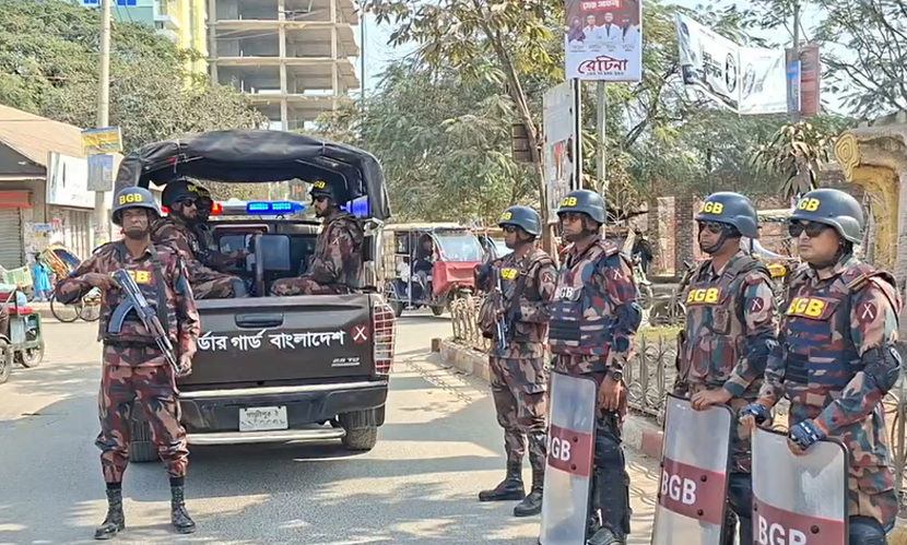 নরসিংদীতে নির্বাচনি নিরাপত্তায় ১৩ প্লাটুন বিজিবি মোতায়েন