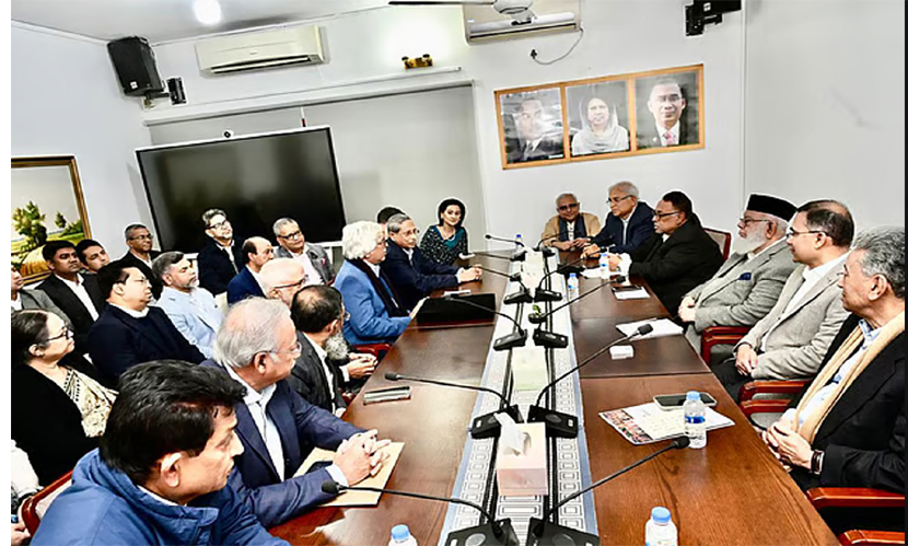 দেশের শীর্ষ ব্যবসায়ী ও শিল্প উদ্যোক্তাদের সঙ্গে বৈঠকে তারেক রহমান