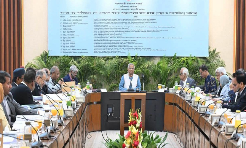 একনেকে ১৪টি নতুন ও ১১ সংশোধিত প্রকল্প অনুমোদন