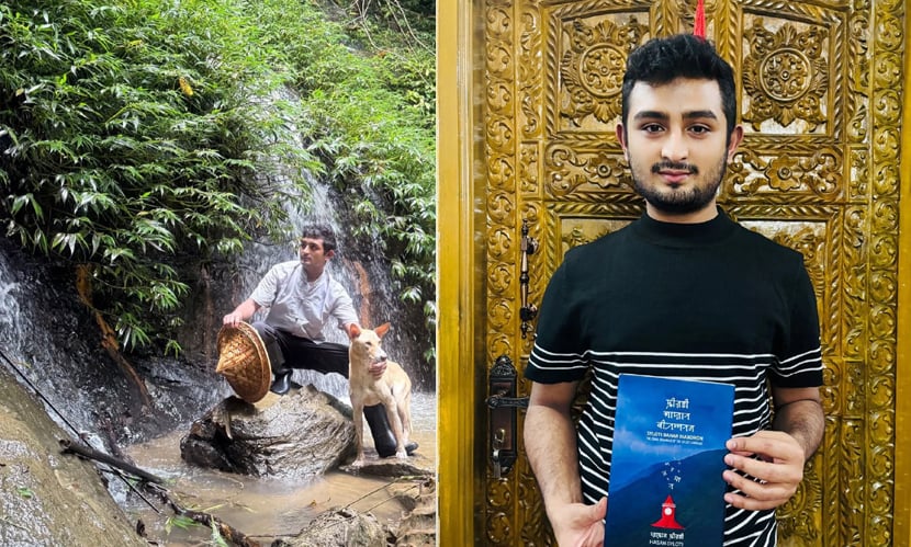 আমেরিকা প্রবাসী হাসান আহমেদ। ছবি: সারাবাংলা