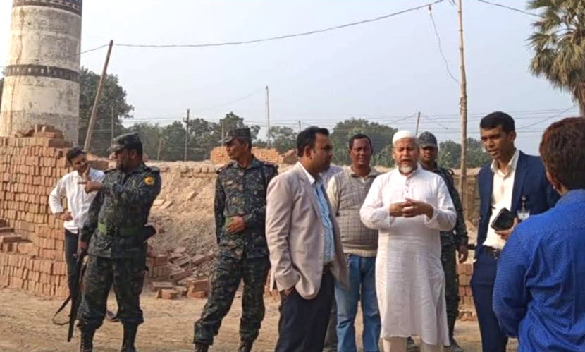 রাজবাড়ীতে আর.এস.বি ইটভাটাকে জরিমানা