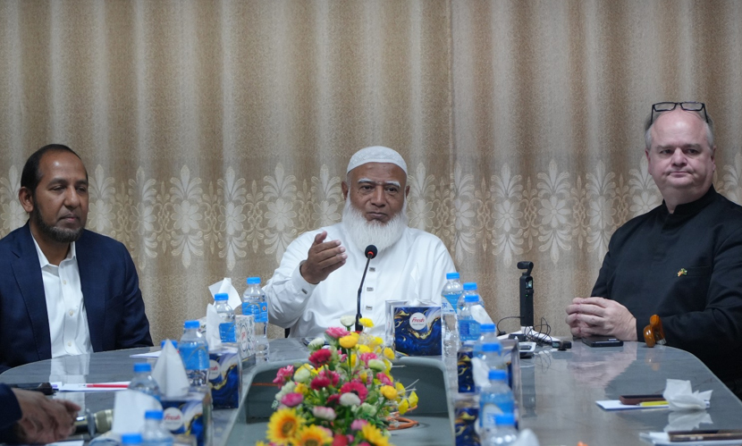 জামায়াত আমিরের সঙ্গে মার্কিন খ্রিষ্টান সম্প্রদায়ের প্রতিনিধি দলের সাক্ষাৎ