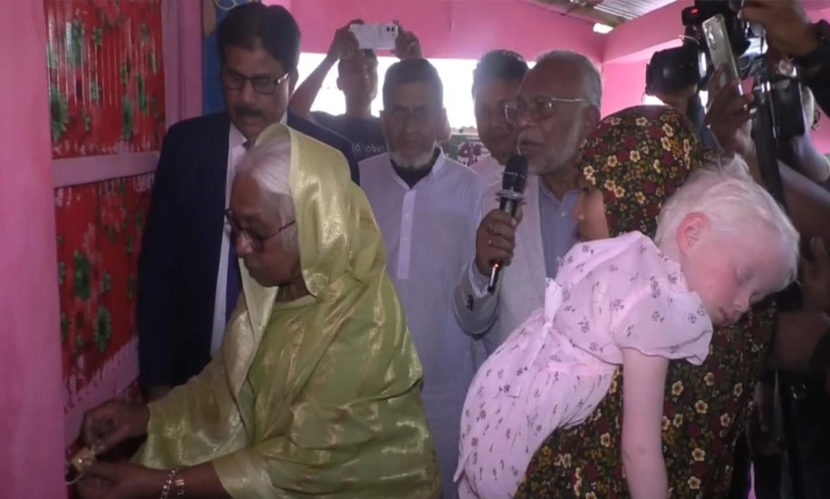 যশোরের শিশু আফিয়াকে নতুন ঘর উপহার দিলেন তারেক রহমান