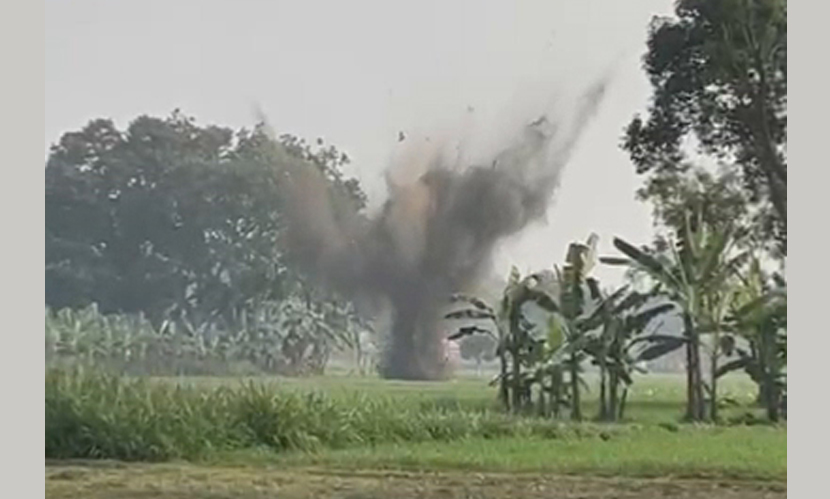 কুষ্টিয়ায় উদ্ধার হওয়া মর্টারশেল নিস্ক্রিয়