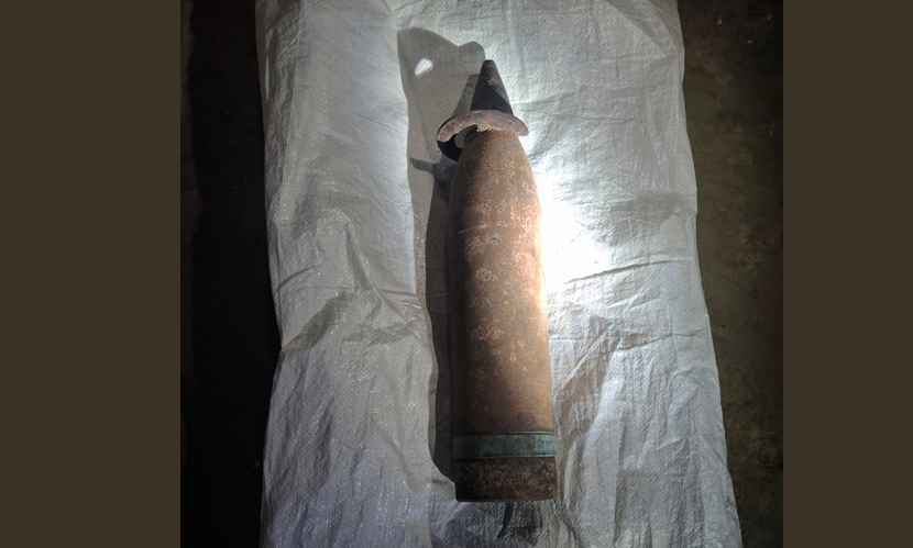 কুষ্টিয়ায় আর্টিলারি শেল উদ্ধার