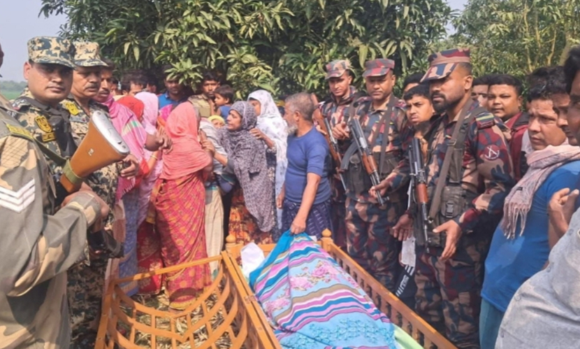 শূন্যরেখায় শেষ দেখা, কাঁটাতার ডিঙিয়ে মরদেহ দেখলেন ভারতীয় স্বজনরা