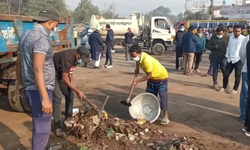 কুমিল্লা নগরীতে ৩ মাসব্যাপী পরিচ্ছন্নতা অভিযান