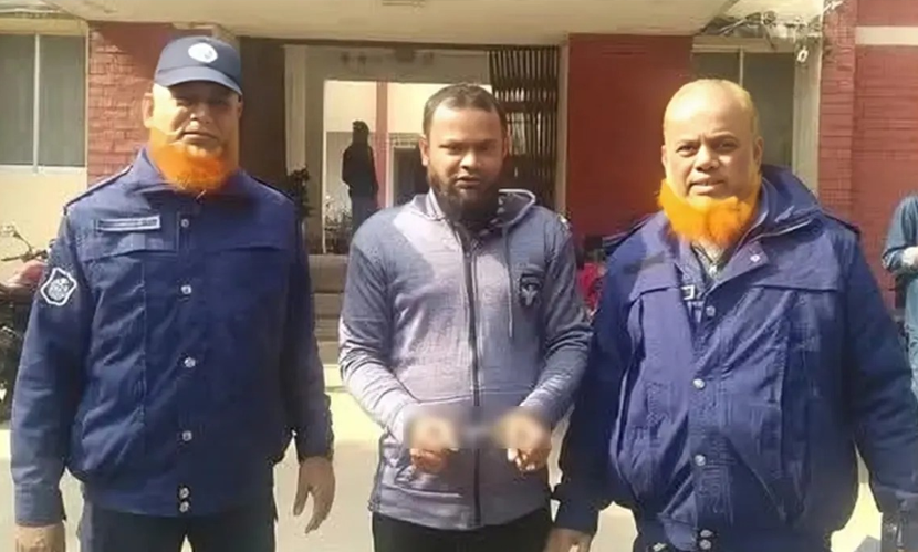 রংপুরে যুবলীগ নেতা হুমায়ুন কবির গ্রেফতার