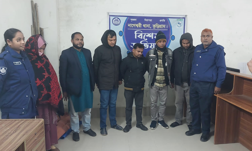 কুড়িগ্রামে ডিভাইসসহ ১১ জনকে আটক