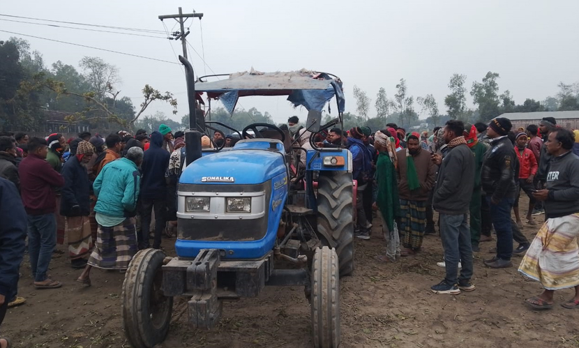 নীলফামারীতে ট্রাক্টরের লাঙ্গলে পিষ্ট হয়ে যুবকের মৃত্যু